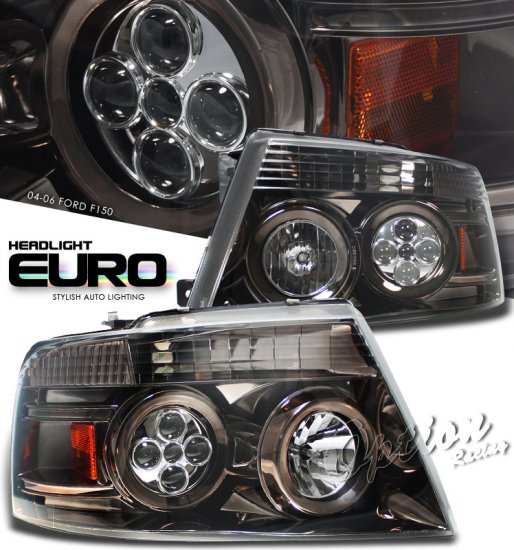 04-08 Ford F150, Projector Headlights, Titanium