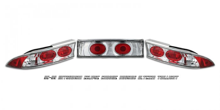 95-99 Mitsubishi Eclipse, Altezza Tail Lights, Chrome
