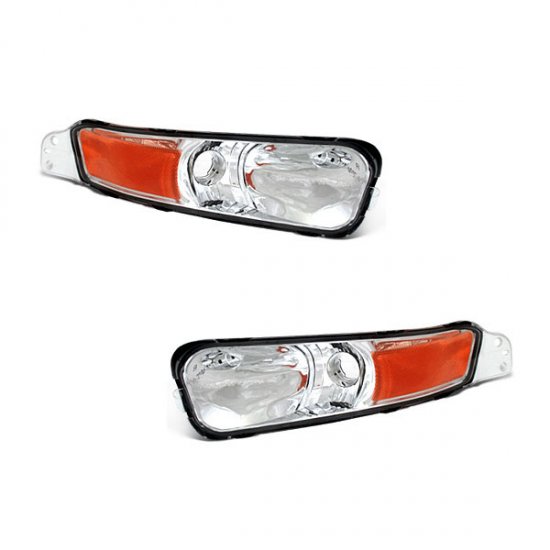 05-09 Ford Mustang, Bumper Lights, Chrome