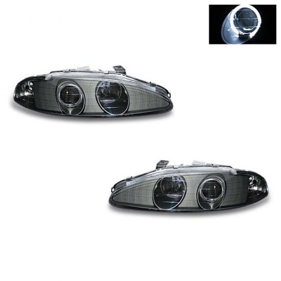 95-96 Mitsubishi Eclipse Projector Headlights (Chrome)