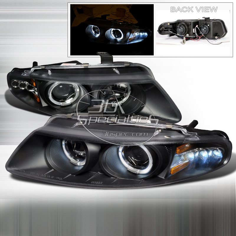 Spec-D: 97-00 Dodge Avenger; Projector Headlights, Black