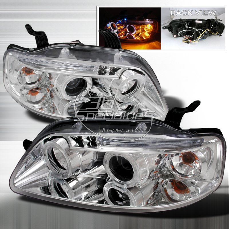 Spec-D: 04-08 Chevy Aveo 5Dr, Projector Headlights, Chrome
