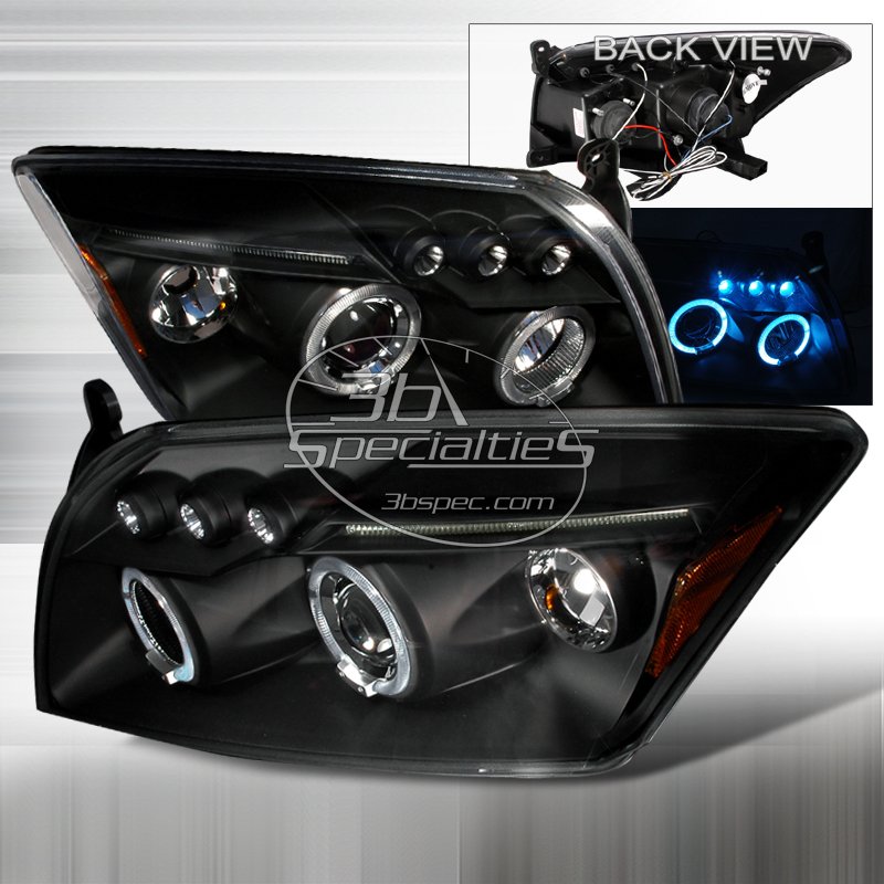 Spec-D: 06-10 Dodge Caliber; Projector Headlights, Black
