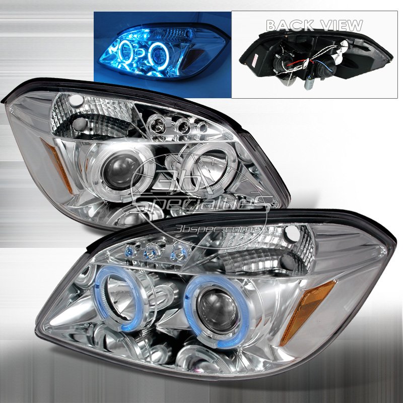 Spec-D: 05-10 Chevy Cobalt; Projector Headlights, Chrome