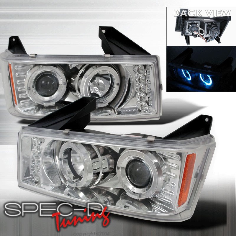 Spec-D: 04-05 Chevy Colorado / GMC Canyon; Projector Headlights, Chrome