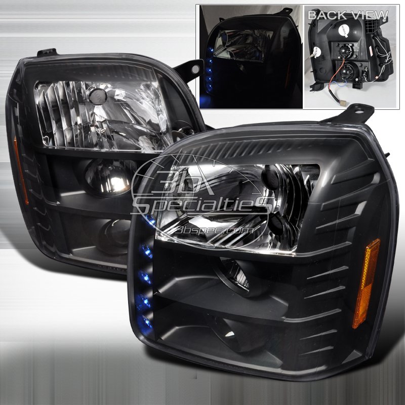 Spec-D: 07-10 GMC Yukon / Yukon Denali; Projector Headlights (Black)