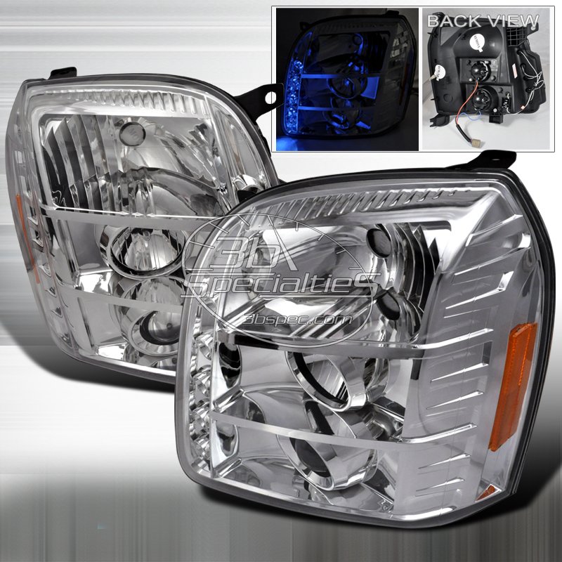 Spec-D: 07-10 GMC Yukon / Yukon Denali; Projector Headlights (Chrome)