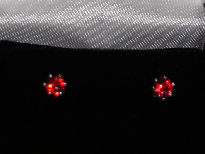 3.5mm Ruby Earrings