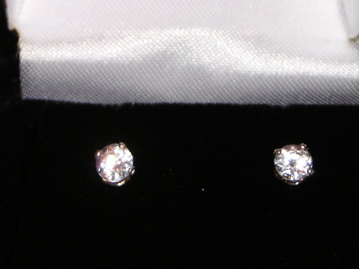 3mm CZ Earrings