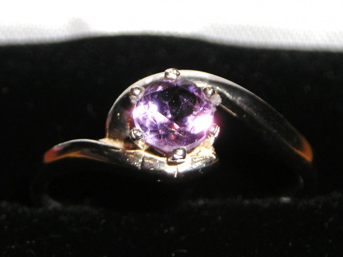 Purple Amethyst Ring