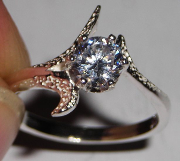 CZ Tri-Deco Ring