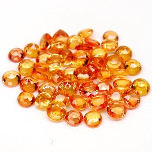 Orange Sapphires