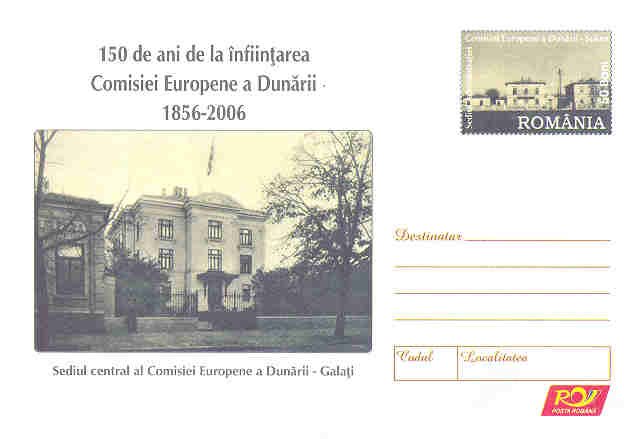 DANUBE NAVIGATION EUROPEAN COMISSION postal stationery