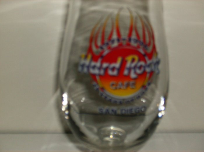 Hard Rock Cafe - Hurricane glass - San Diego Special Logo