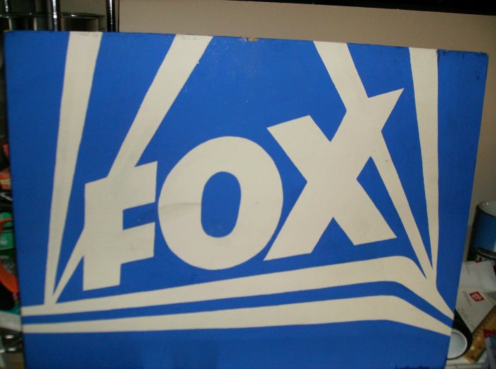 Fox Entertainment Hand Painted Studio Sign