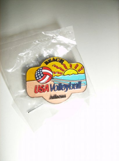 May-Walsh USA Olympic Beach volleyball Atlanta 1996 Pin