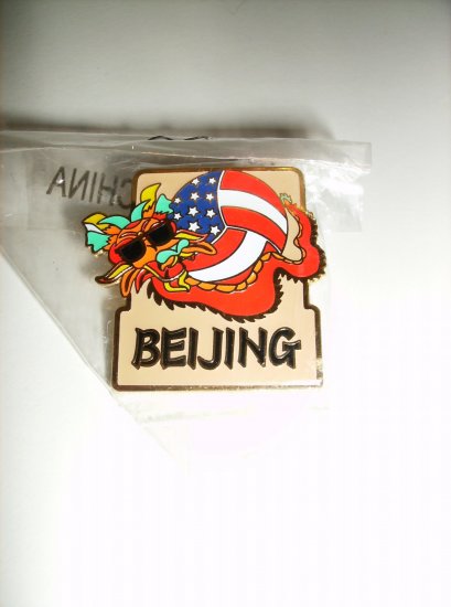 May-Walsh USA Olympic Beach volleyball Beijing 2008 Pin