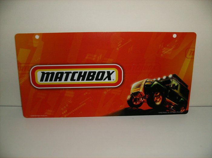 Mattel Matchbox Display Sign Very Limited