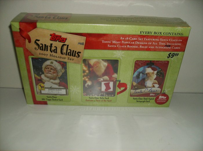 Topps Santa Claus 2007 Holiday Trading Card Sealed Set