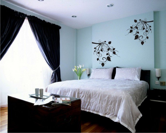 vinyl wall art decal sticker branches (21" x 21" ea.)