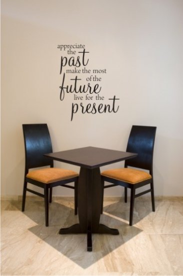 vinyl wall art decal sticker present (21" x 27")
