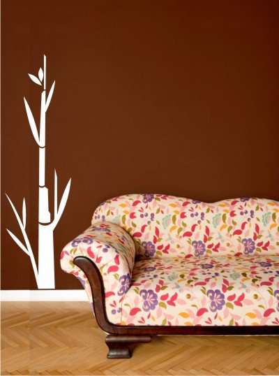 vinyl wall art decal sticker bamboo tree 17" x 48"