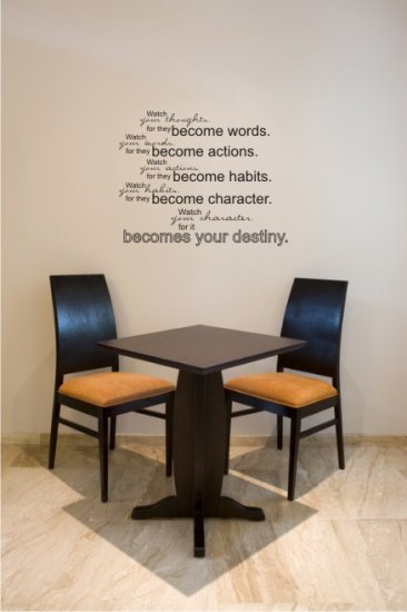 vinyl wall art decal sticker destiny quote (22" x 28")