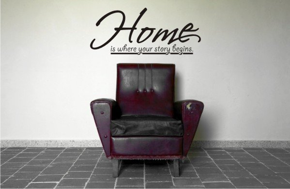 vinyl wall art decal sticker home (12"x27")
