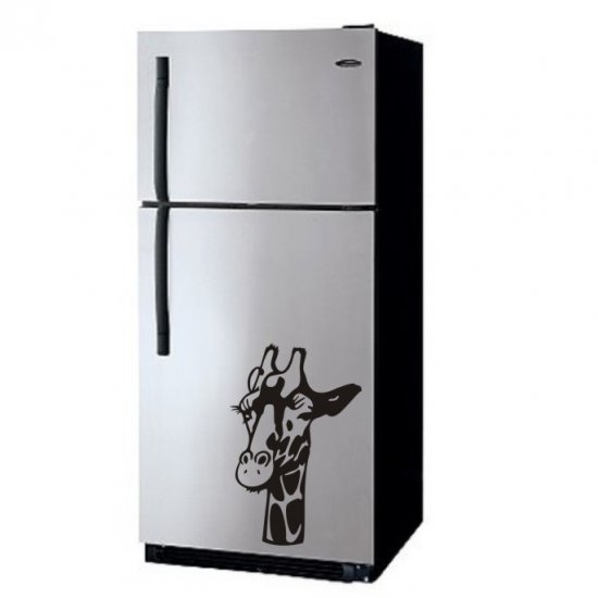 vinyl wall art decal sticker - giraffe art (22"x34")