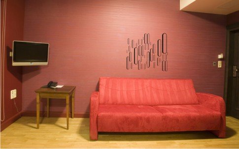 vinyl wall art | multi tubes (24" x 22")