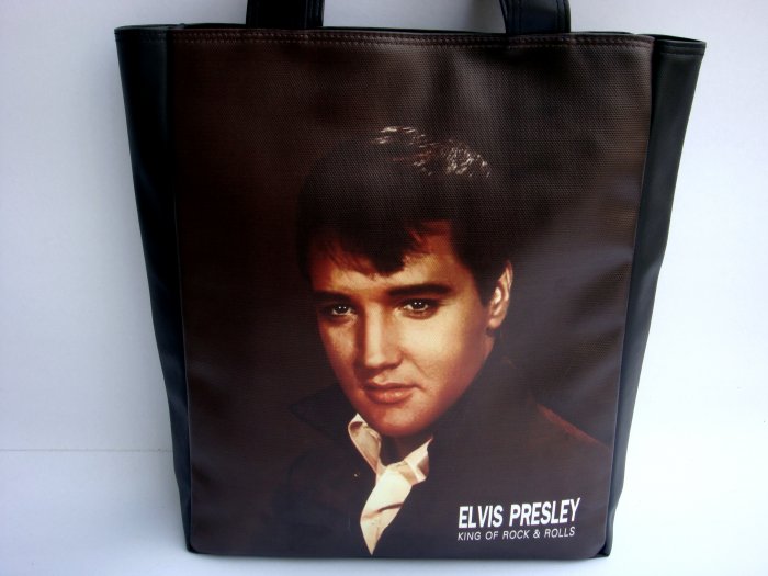 Elvis Presley King of Rock Large Tote Shoulder Bag Purse