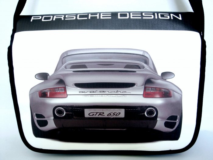 Porsche Avalanche Sport Car 15" Laptop Notebook Shoulder Case Bag