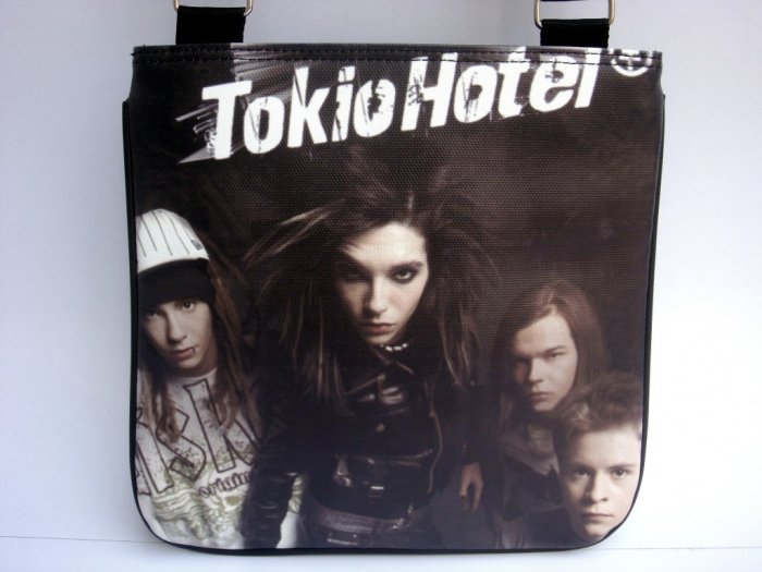 Tokio Hotel Pop Rock Messenger Sling Black Bag Purse