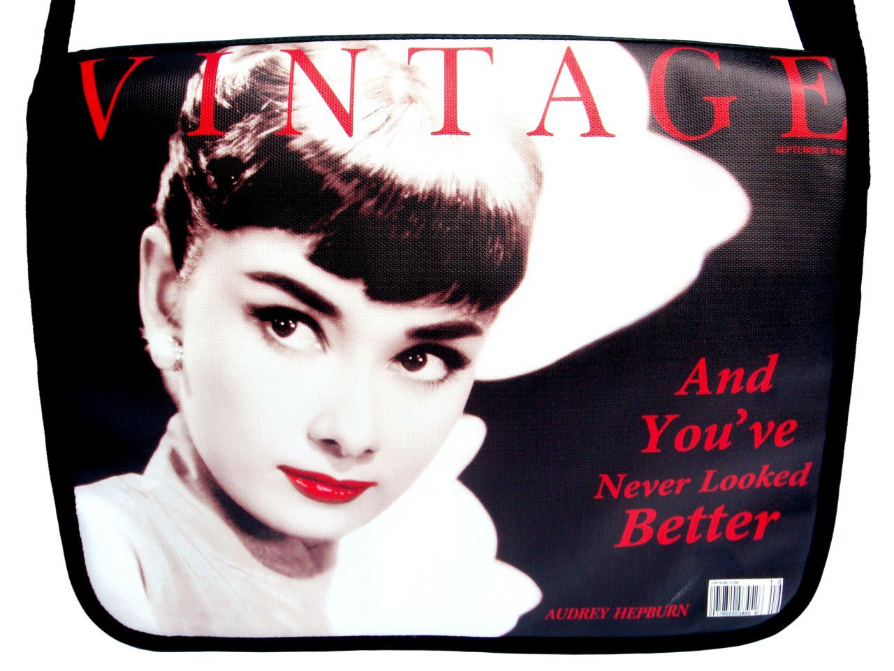 Audrey Hepburn Classic 15" Laptop Notebook Shoulder Bag