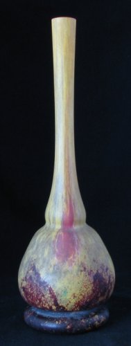 Daum Nancy French Art Nouveau Overlaid Glass Vase