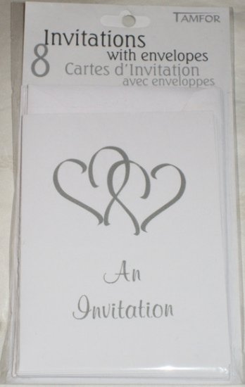 Pack of 8 Brand New Invitations