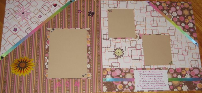 Mom / Mother Premade 12x12 Scrapbook Pages