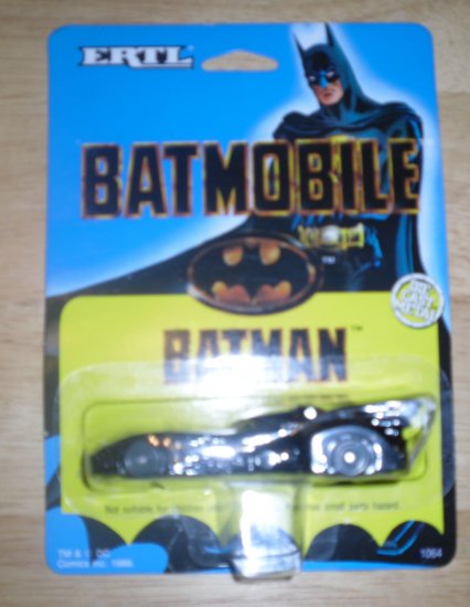 1989 Ertl Batman Batmobile Die Cast MOC OOP