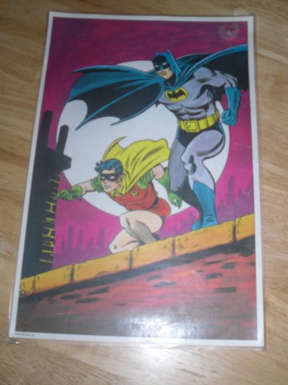 Pepsi Batman Origin Placemat 1978 Taco Bell