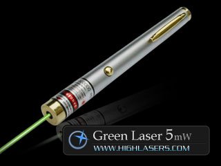 Helios Series 532nm 5mW Green Laser Pointer