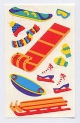 Mrs Grossman's Winter Sports Stickers #1S
