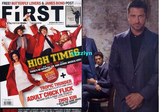 Asia Mag High School Musical Zac Efron Gerard Butler