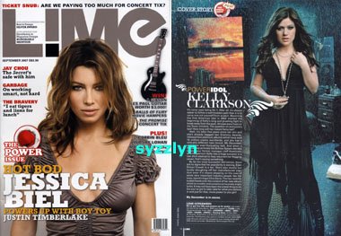 Asia Mag JESSICA BIEL Kelly Clarkson Maria Sharapova