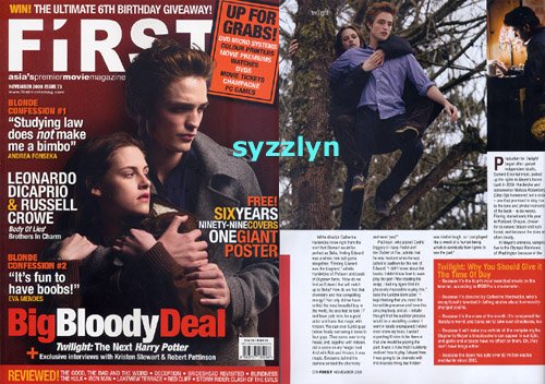 Asia Mag TWILIGHT Robert Pattinson Eva Mendes MINT!