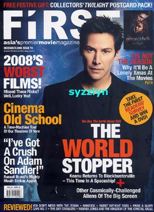 Asia Mag KEANU REEVES Twilight Postcard Jaime King