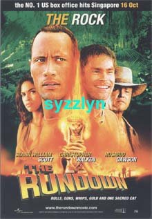 Lot 2 Rundown The Rock Dwayne Johnson Movie Postcard