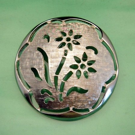 SARAH COVENTRY Vintage Flowers Large Brooch Pin Pendant