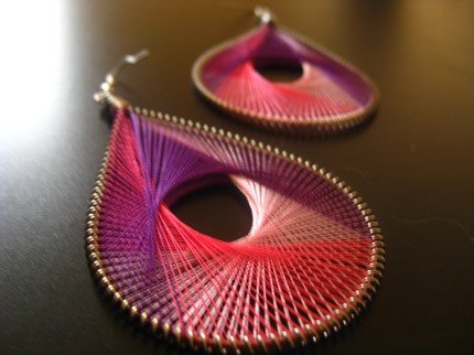 T.H.R.E.A.D Collection PLUM Earrings