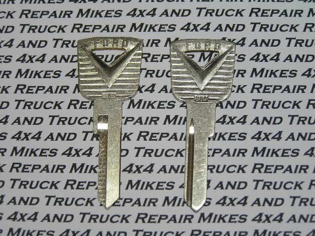 2 Ford vintage clasic car truck key blanks keys blank factory OEM