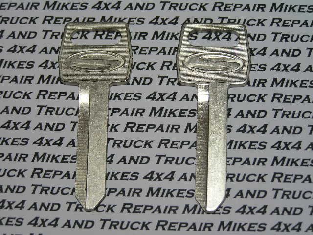 2 Sterling truck tractor factory key blank blanks with Sterling Logo
